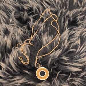 Jny New York Elegant Gold Pendant Necklace